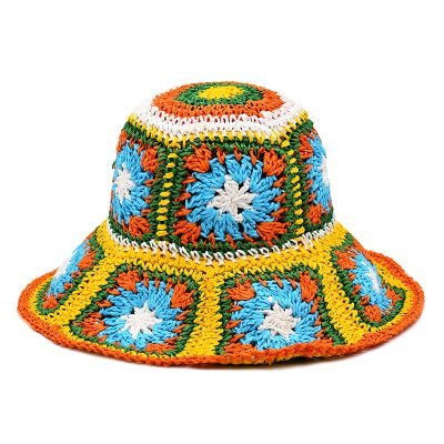 knitted bucket hat