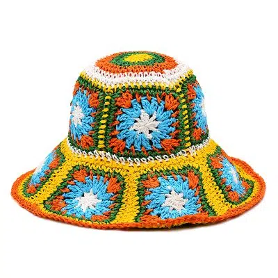 knitted bucket hat