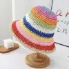 ファッション アウトドア ウィーブ サマー バケットハット（女性用）