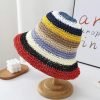 Fashion Outdoor Woven Summer Bucket Hat for Women