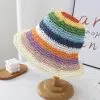 ファッション アウトドア ウィーブ サマー バケットハット（女性用）