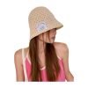 Women's New Designer Custom logo Knitted Bucket Hat With Woven Label for Summer