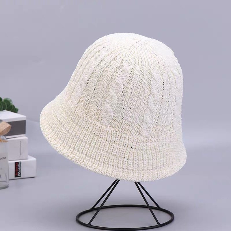 Fashion Autumn Winter Warm Knitted Women Fisherman Hat