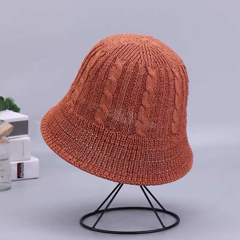 Fashion Autumn Winter Warm Knitted Women Fisherman Hat