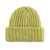 green Plain Coarse Knitted Cuffed Beanies BF-231017-1