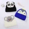 Custom Cute Animal Pattern Baby Knit Beanie