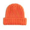 orange Plain Coarse Knitted Cuffed Beanies BF-231017-1