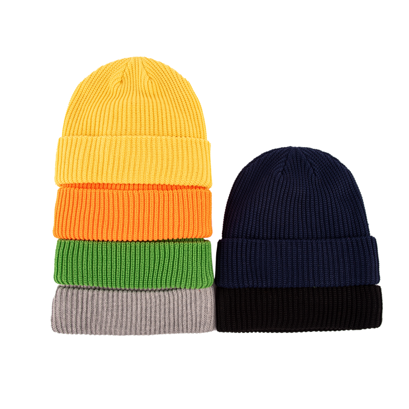 Custom Recycled Polyester Casual Knitted Beanie