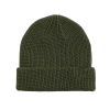 Army Green Custom Plain Waffle Knit Cuffed Beanies PB-FB0036