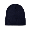 Black 100% rPET Solid-Colored Cuffed Beanies RP-BN01