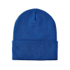 Blue 100% rPET Solid-Colored Cuffed Beanies RP-BN01