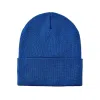 Bonnet bleu uni à revers 100% en rPET RP-BN01