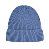 Blue Custom Leather Patch Cuffed Beanies PB-FB0033