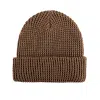 Brown 100% rPET Eco Waffle Cuffed Beanies SFA-230829-02