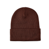 Brown 100% rPET Solid-Colored Cuffed Beanies RP-BN01