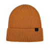 Brown 100% rPET Plain Label Cuffed Beanie Hats PB-FB0031