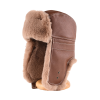 Brown Winter Faux Fur Earflap Trapper Hats Wt2410-11