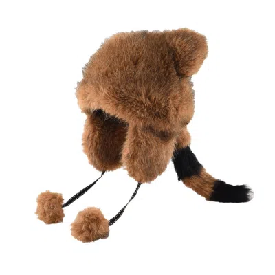 Custom Cute Raccoon Earflap Hat Wbeh2410-05 (1)