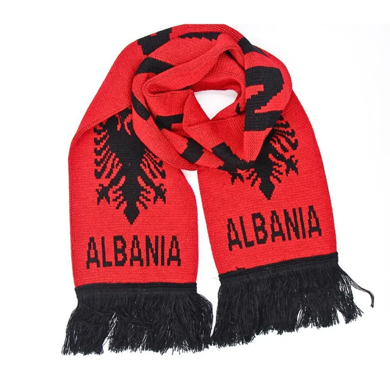 Individuell gestaltete Jacquard-Fußball-Barschals Wa2410-06 (2)