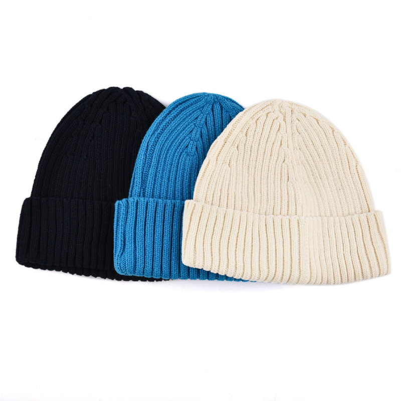 Custom Solid-Colored Knit Cuffed Beanies PB-FB0021, combo