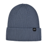 Dark Blue 100% rPET Plain Label Cuffed Beanie Hats PB-FB0031