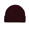 Dark Brown Custom Logo Plain-Colored Cuffed Beanies PB-FB0020