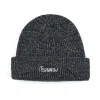 Bonnet à revers brodé multicolore gris foncé SFG-210409-5