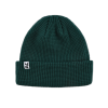 Dark Green Custom Plain Waffle Knit Cuffed Beanies PB-FB0036
