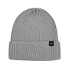 Gray 100% rPET Plain Label Cuffed Beanie Hats PB-FB0031