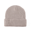Gray 100% rPET Twisted Knit Cuffed Beanies RP-BN03