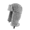 Gray Custom Plain Plush Earflap Trapper Hats Wt2410-15