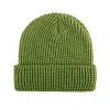 Green 100% rPET Eco Waffle Cuffed Beanies SFA-230829-02