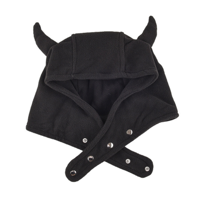Hooded Horns Button Earflap Hats Wbeh2410-06 (2)