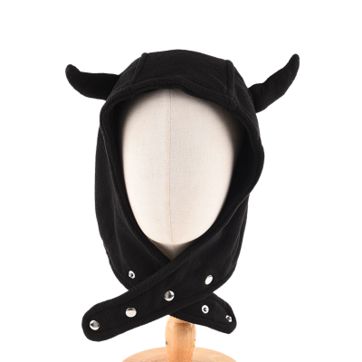 Hooded Horns Button Earflap Hats Wbeh2410-06 (4)