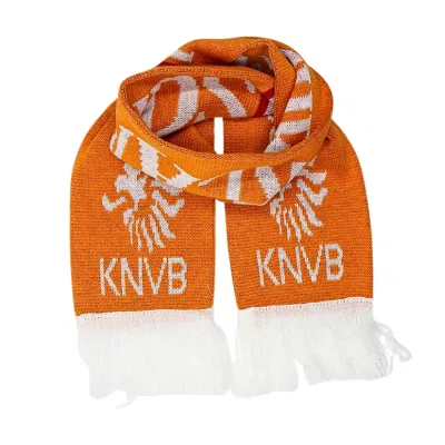 Orange Jacquard Tassel Football Bar Scarves Wa2410-05