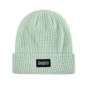 Pea Green Custom Label Waffle Cuffed Beanies SFA-230829-19