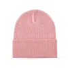 Bonnet rose 100% rPET couleur unie à revers RP-BN01
