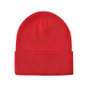 Red 100% rPET Solid-Colored Cuffed Beanies RP-BN01