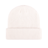 White 100% rPET Eco Custom Plain Cuffed Beanies RP-BN06