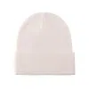 Bonnet à revers uni blanc 100% en rPET RP-BN01