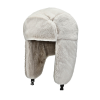 White Winter Plain Plush Earflap Trapper Hats Wt2410-10, main image