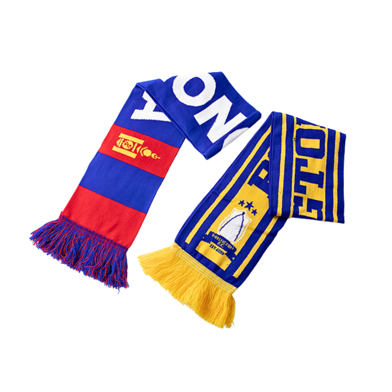 Winter Jacquard Tassel Football Scarves Wa24010-04, combo- loose