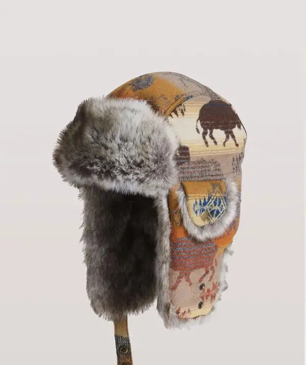 Winter trapper hat