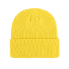Yellow 100% rPET Eco Custom Plain Cuffed Beanies RP-BN06