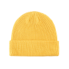 Yellow 100% rPET Eco Plain Knit Cuffed Beanies RP-BN04