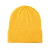 Yellow 100% rPET Eco Solid-Colored Cuffed Beanies RP-BN02