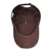 Casquette de baseball vintage ajustable à 6 panneaux, à visière incurvée et couleur unie personnalisée