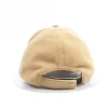 Customized Fashion Solid Color 6 Panel Fleece Cotton Winter Baseball Cap