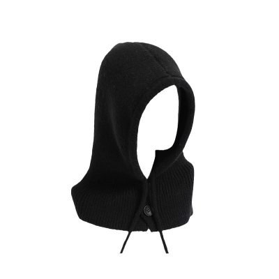 Personalized Acrylic Couple Solid Color Earmuff One-piece Collar Balaclava