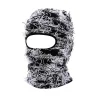 Wholesale Custom Knitted Full Face Mask Distressed Polyester Balaclava